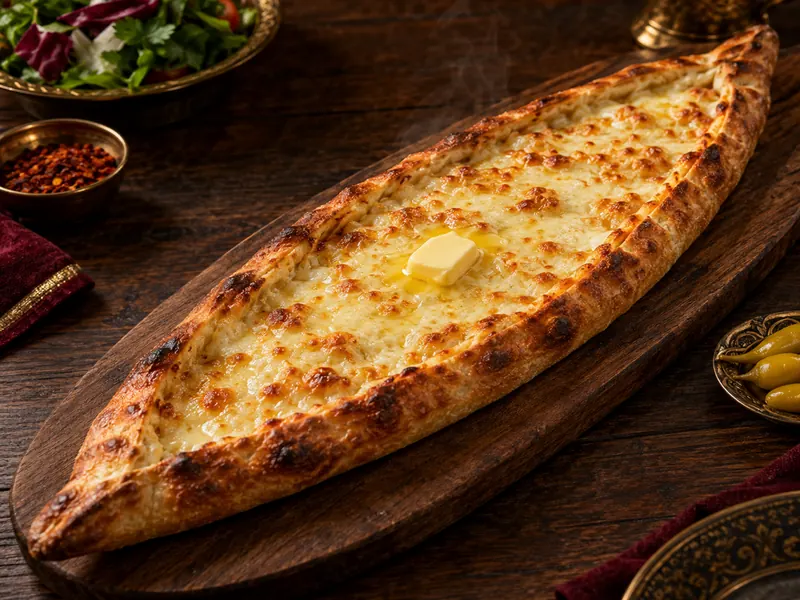 Kaşarlı pide – Sarıyer Börekçisi Maltepe