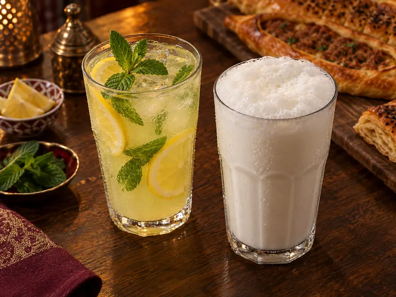 Limonata ve ayran – Sarıyer Börekçisi Maltepe